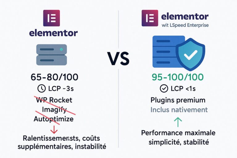 Atteindre 100 / 100 sur Google PageSpeed avec Elementor : la méthode RunPress (LiteSpeed + LSCache)