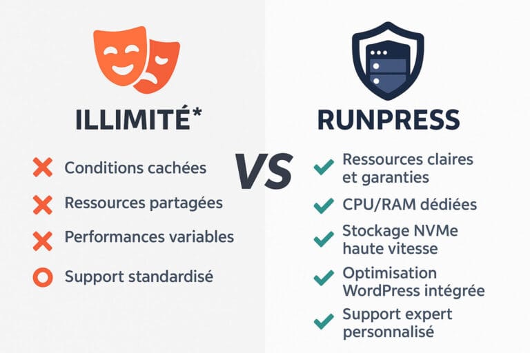 Hébergement WordPress : pourquoi nous ne faisons pas d’“illimité” (et pourquoi c’est mieux pour vous)